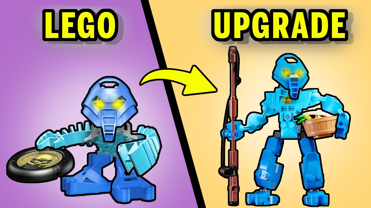 Using MAKU's LEGO Parts To Build Bionicle MOCs