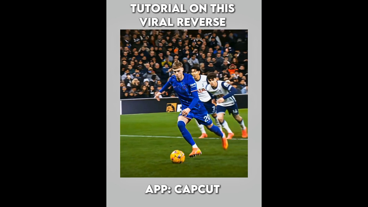 Viral Football Reverse Tutorial On CapCut 🔥⚡ #fyp #edittutorial #capcutedit #shorts