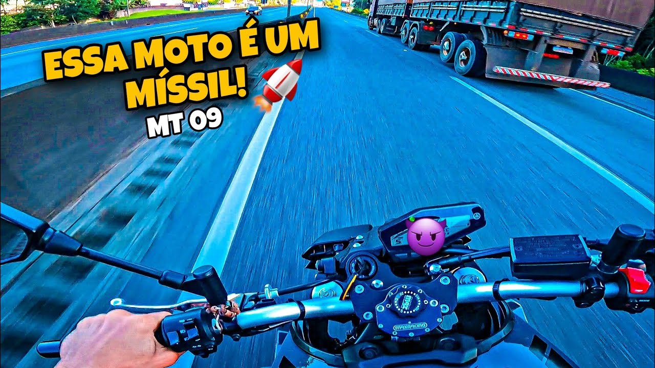 MT 09 | ELA CHEGA A ASSUSTAR SÓ PELO RONCO!