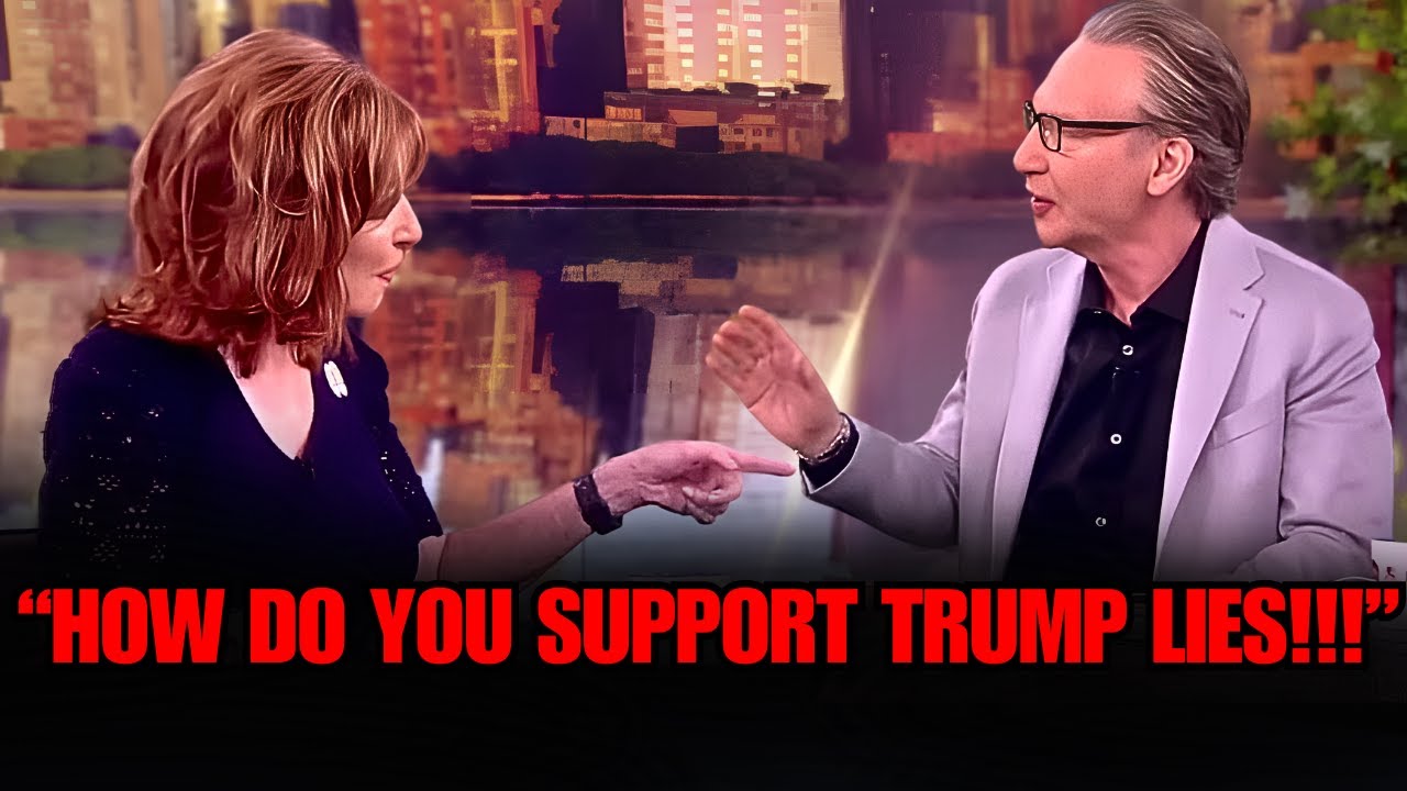 Joy Behar SHUT DOWN Live By Bill Maher For LIES About Trump