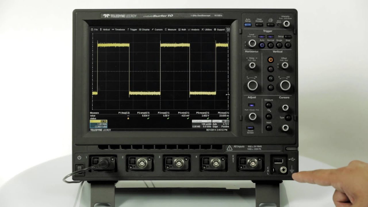 WaveSurfer 10 Oscilloscope - MAUI - Advanced User Interface