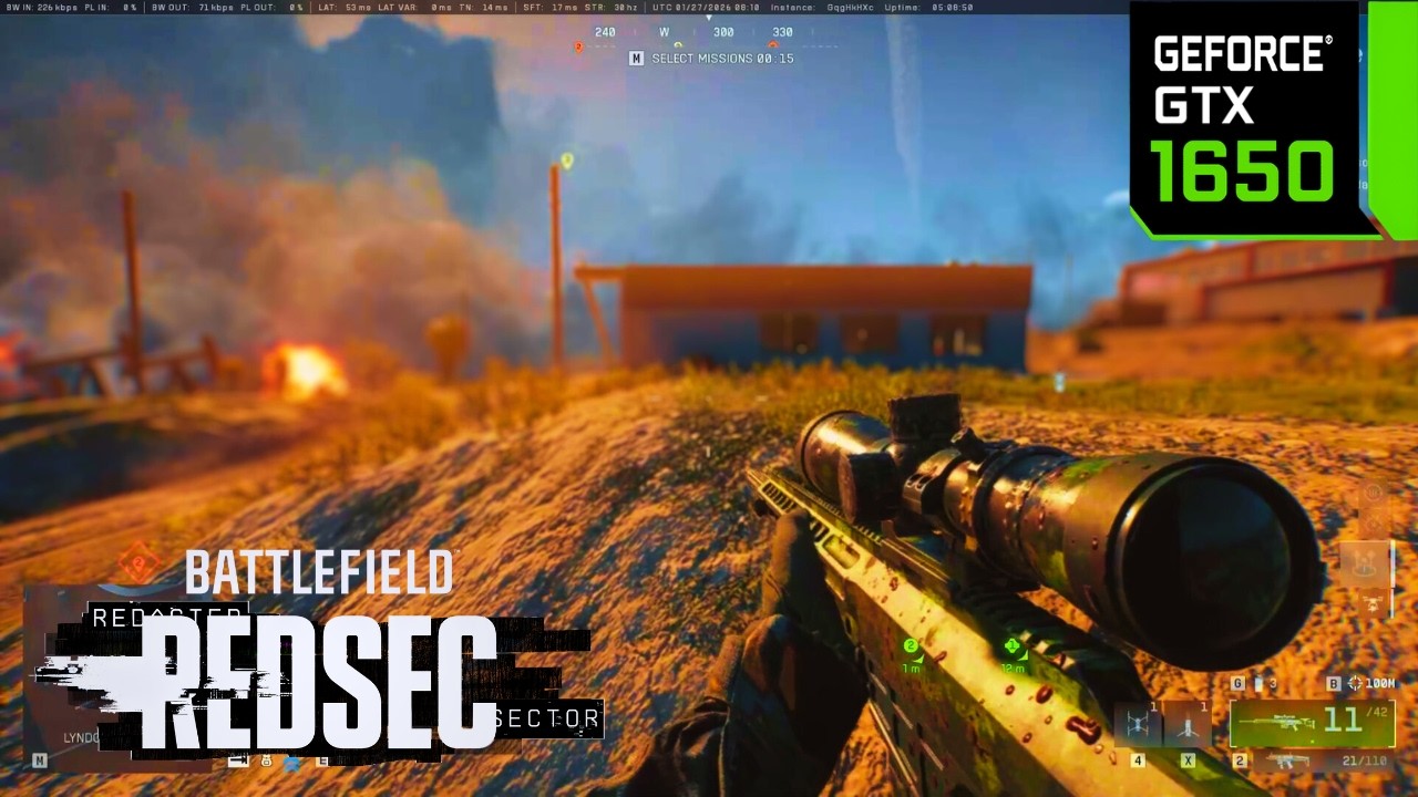 GTX 1650 4GB Still Holds Up! | Battlefield REDSEC Smooth Gameplay