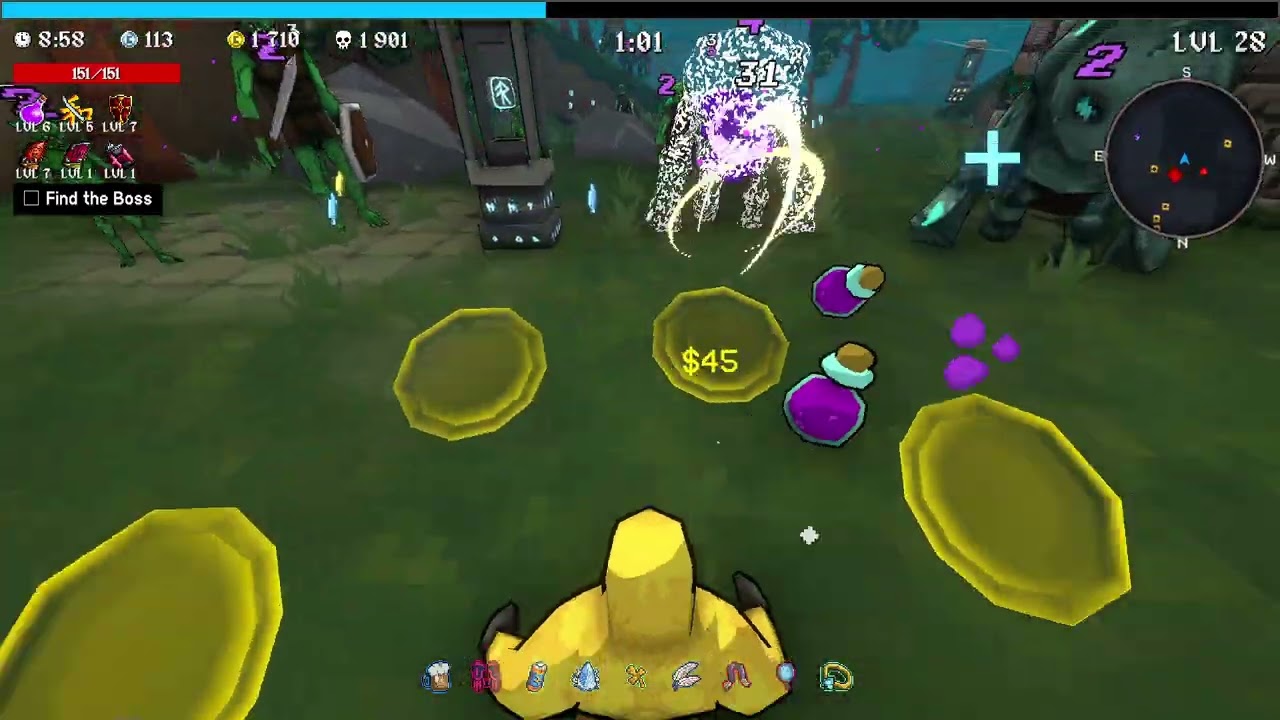 Megabonk 1.0 New hero Amog first run