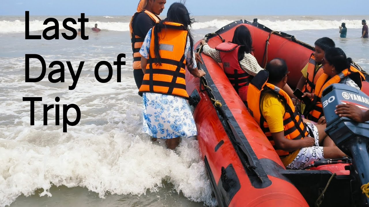 সমুদ্রে boating করার পর শরীরের অবস্থা যা হল🫩#mandarmoni #beachresort #travelvlog #travel @Antara Ray