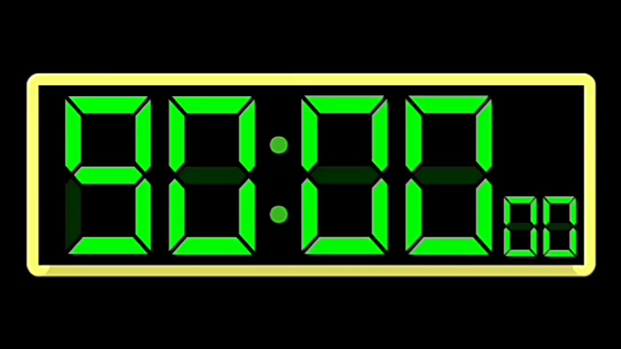 1:30 Hour (90 Minutes) Countdown (Digital Stopwatch Version) Remix BBC World News Countdown