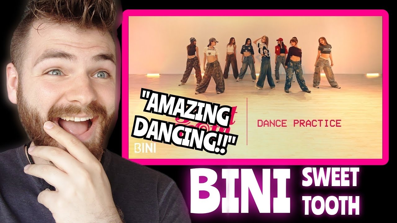 BRITISH Guy Reacts to BINI ‘Sweet Tooth’ Dance Practice | REACTION!