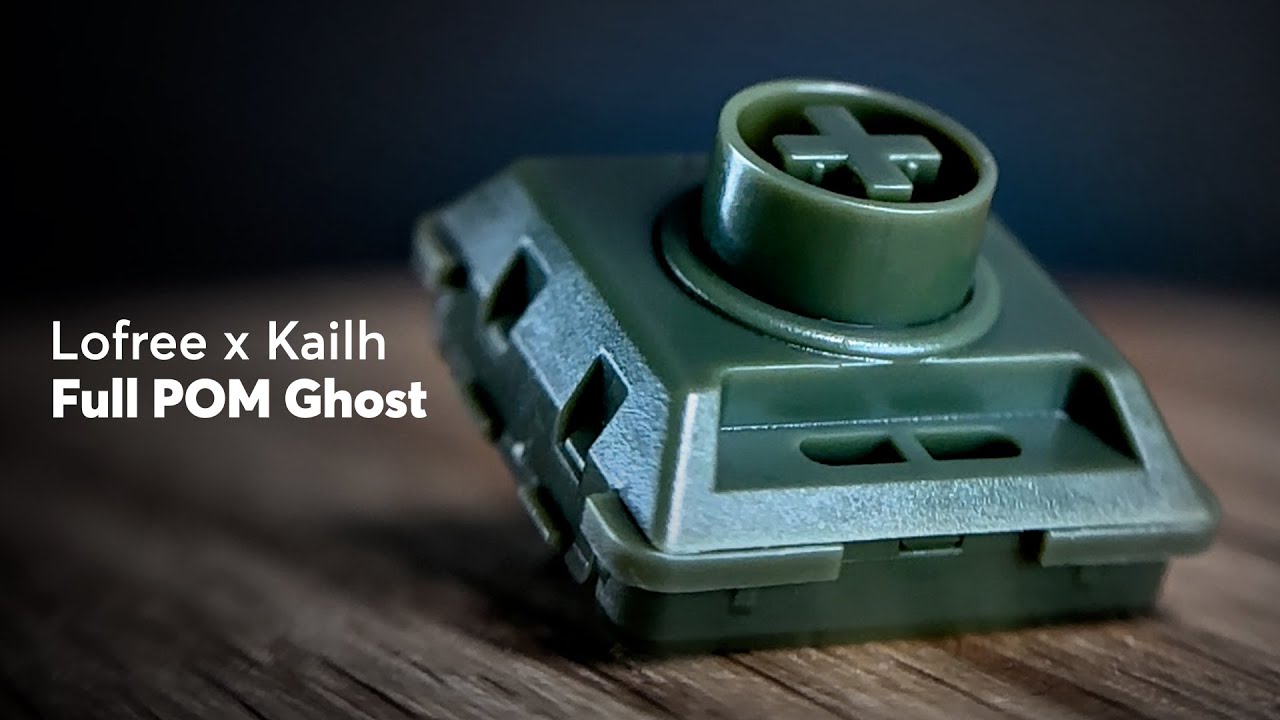 Lofree x Kailh Ghost Low-Profile Sound Test | Smooth Full POM Linear!