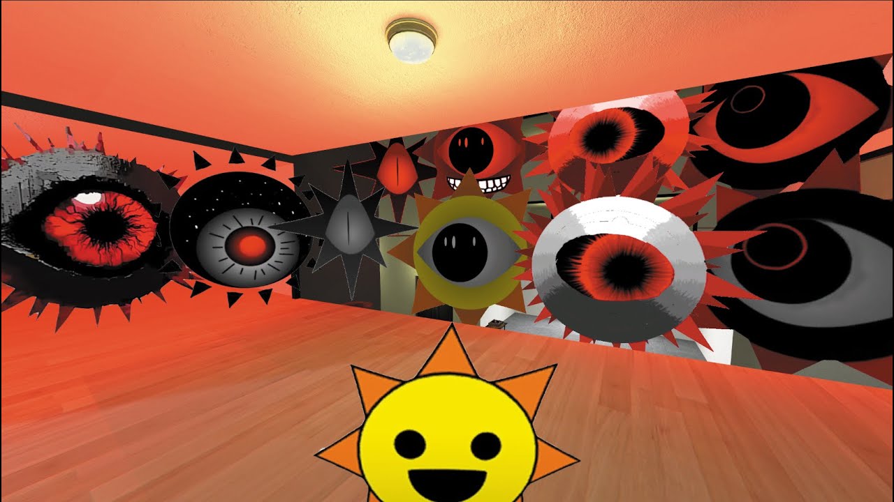 Nightmare Sprunki Mr. Sun All Phases And Family Nextbot Gmod
