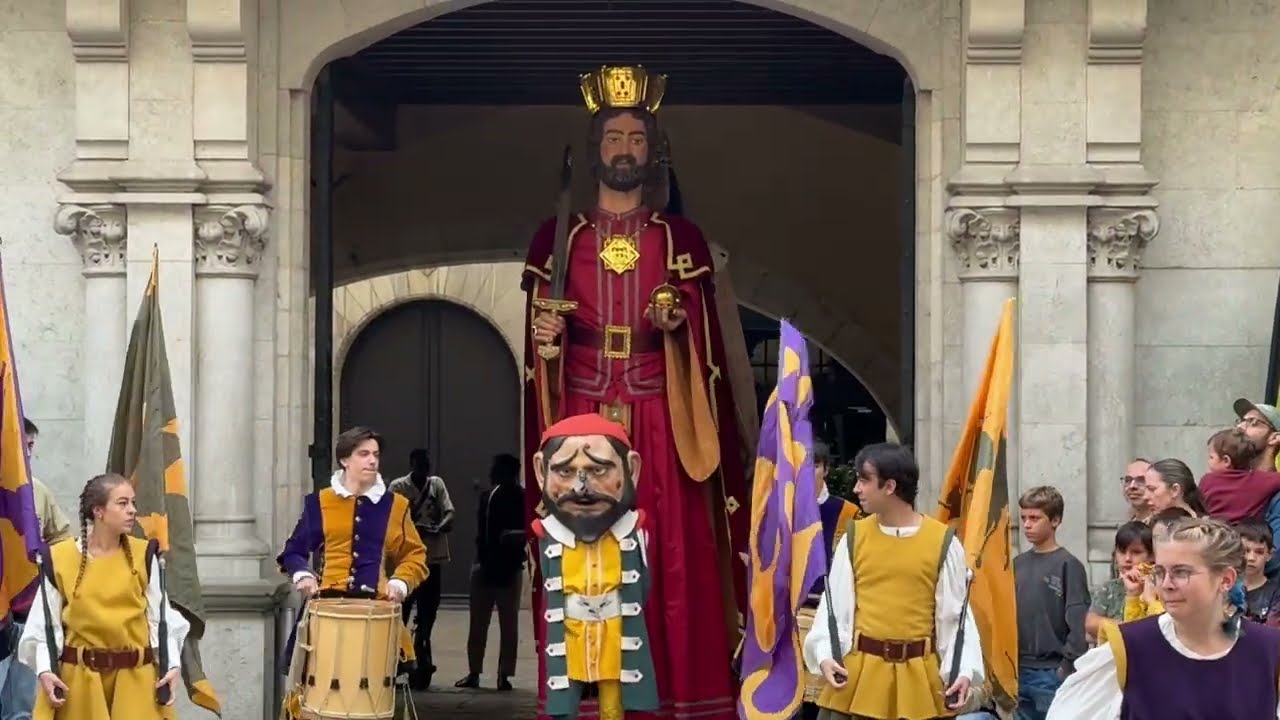 Dansa per als gegants. Toc de rams. Girona 2025