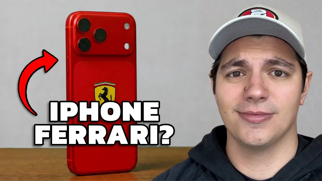 Мошенник пытался выдать за iPhone 17 Ferrari, которого не существует!!!