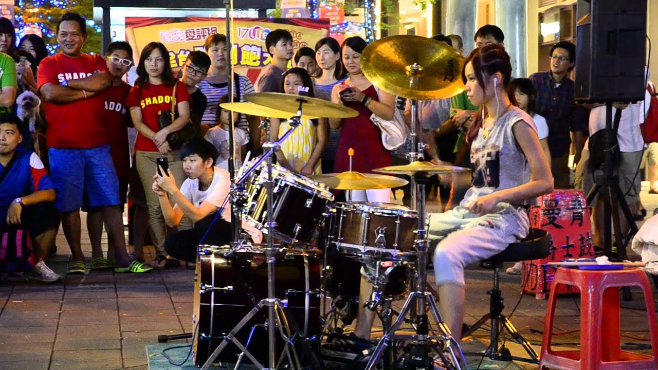 20140913 陳曼青 爵士鼓 江南style