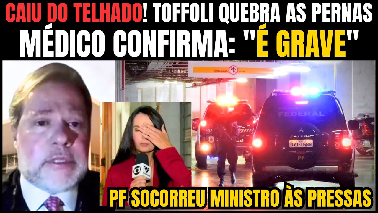 🔴 TÓFFOLI É SOCORRIDO AS PRESSAS PELA PF - 
