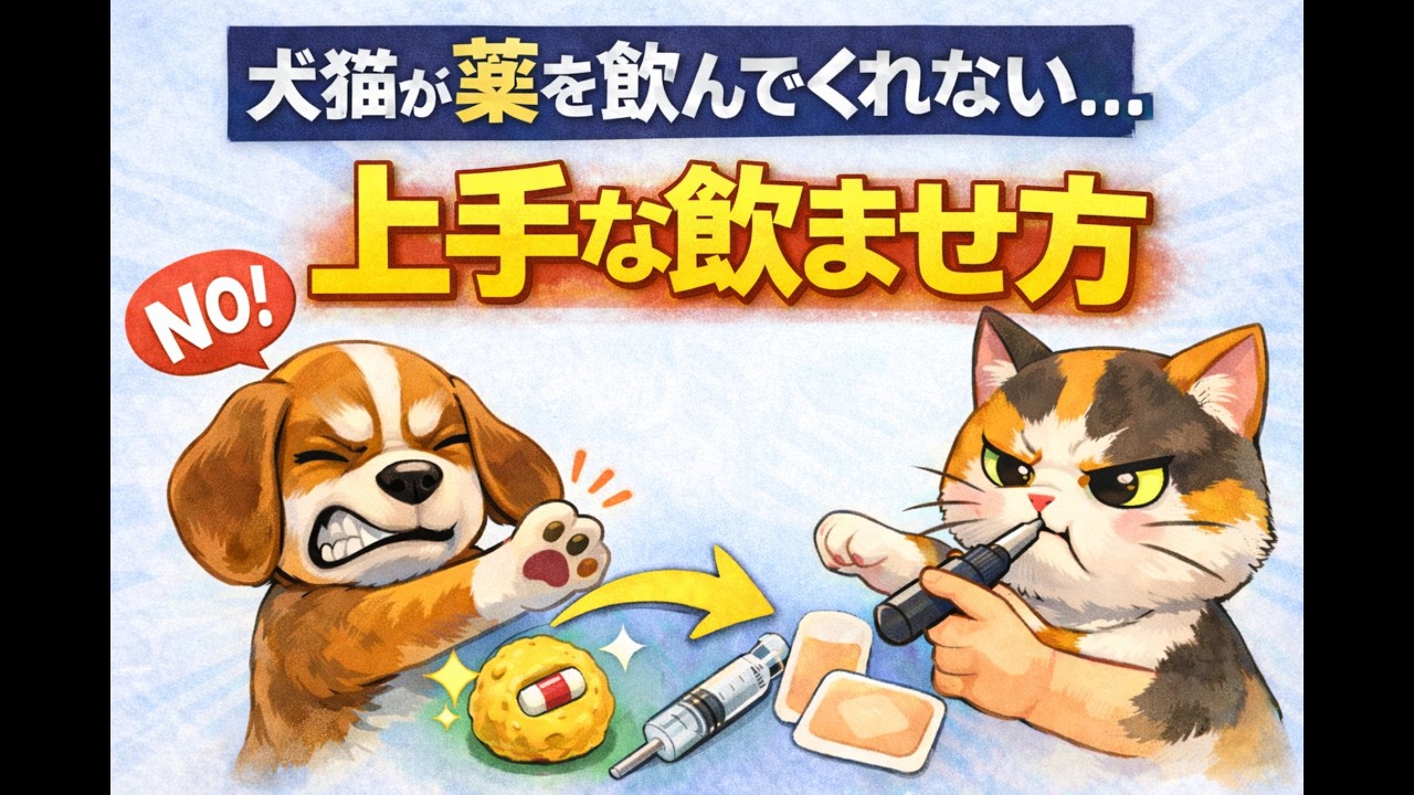 犬猫が薬を嫌がる理由と上手な飲ませ方