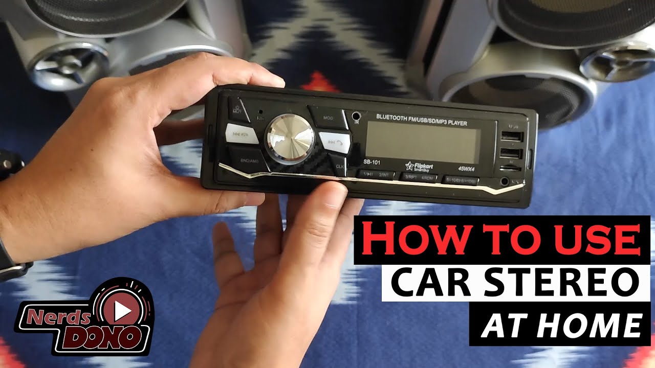 How to use car stereo at home and use your old speakers again