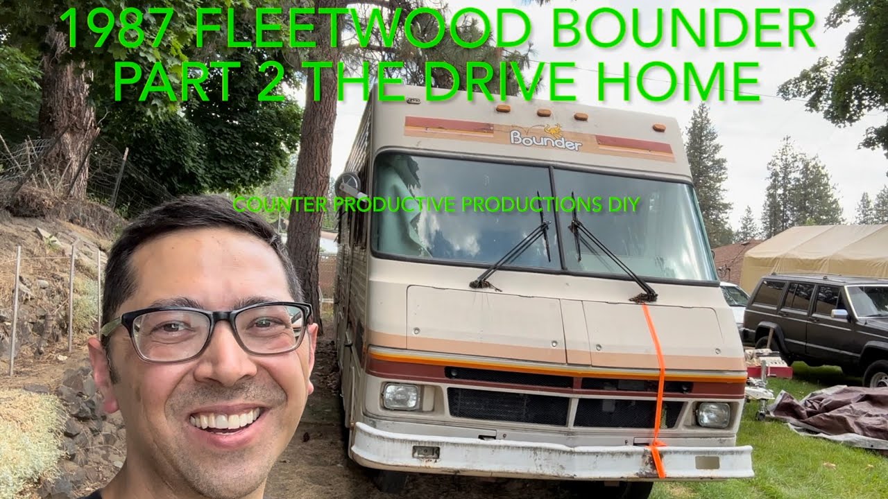 1987 Fleetwood Bounder.  Part 2. The drive home.