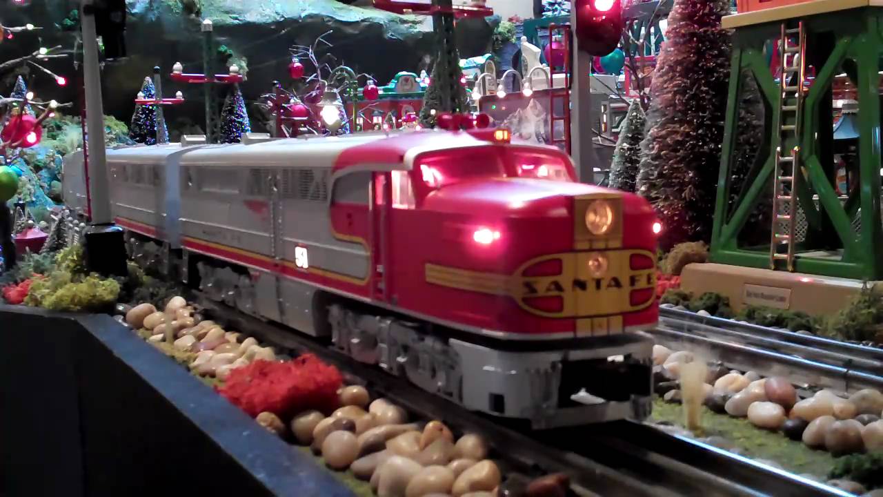 Lionel Santa Fe Alco PA ABA set with TMCC (First on YouTube)