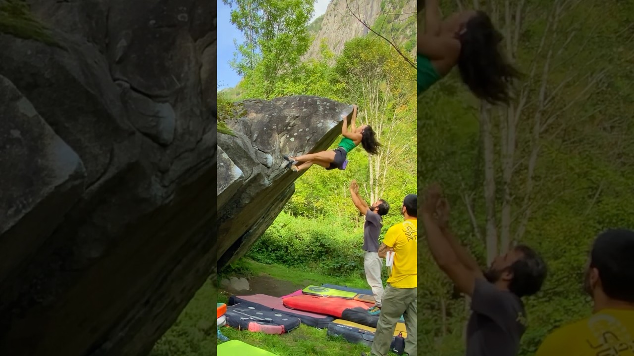 L'arco del tetto (6c+) Val Masino