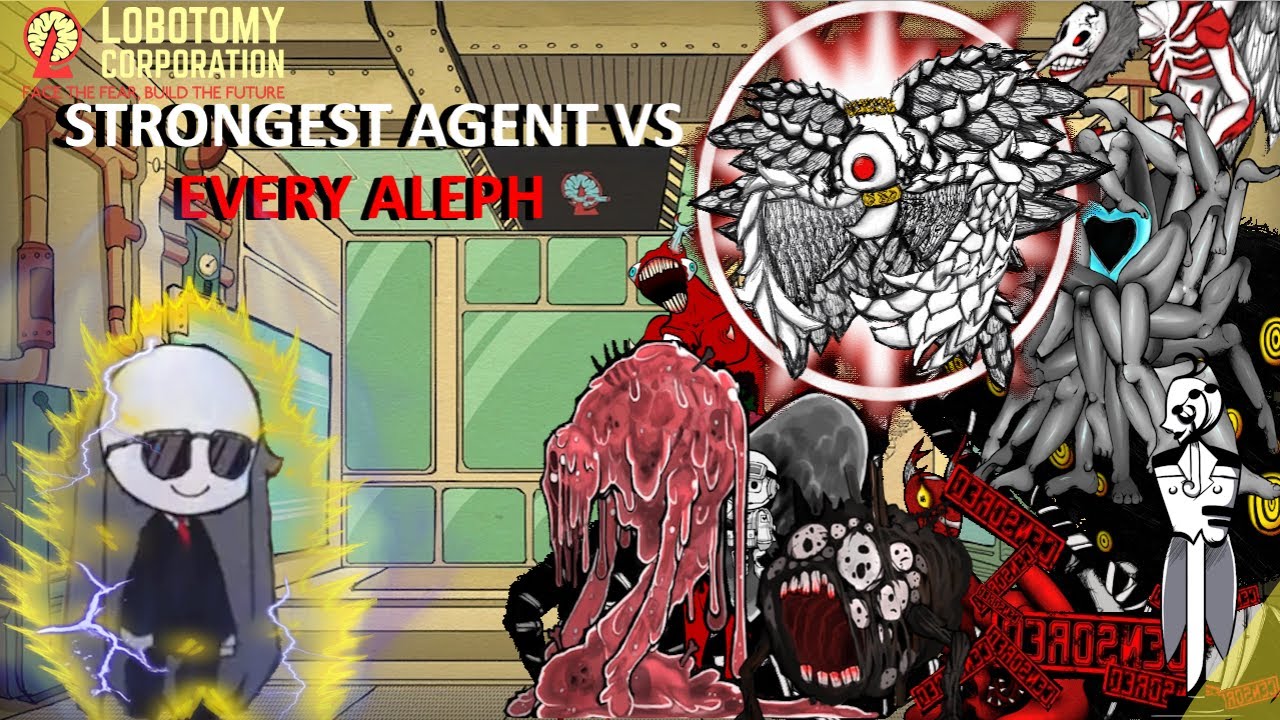 STRONGEST Lobotomy Corporation Agent VS ALL ALEPHS ABNORMALITIES