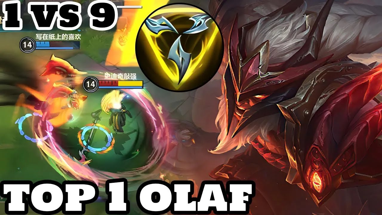 Wild Rift Olaf - Top 1 Olaf Gameplay Rank Grandmaster SEASON 15