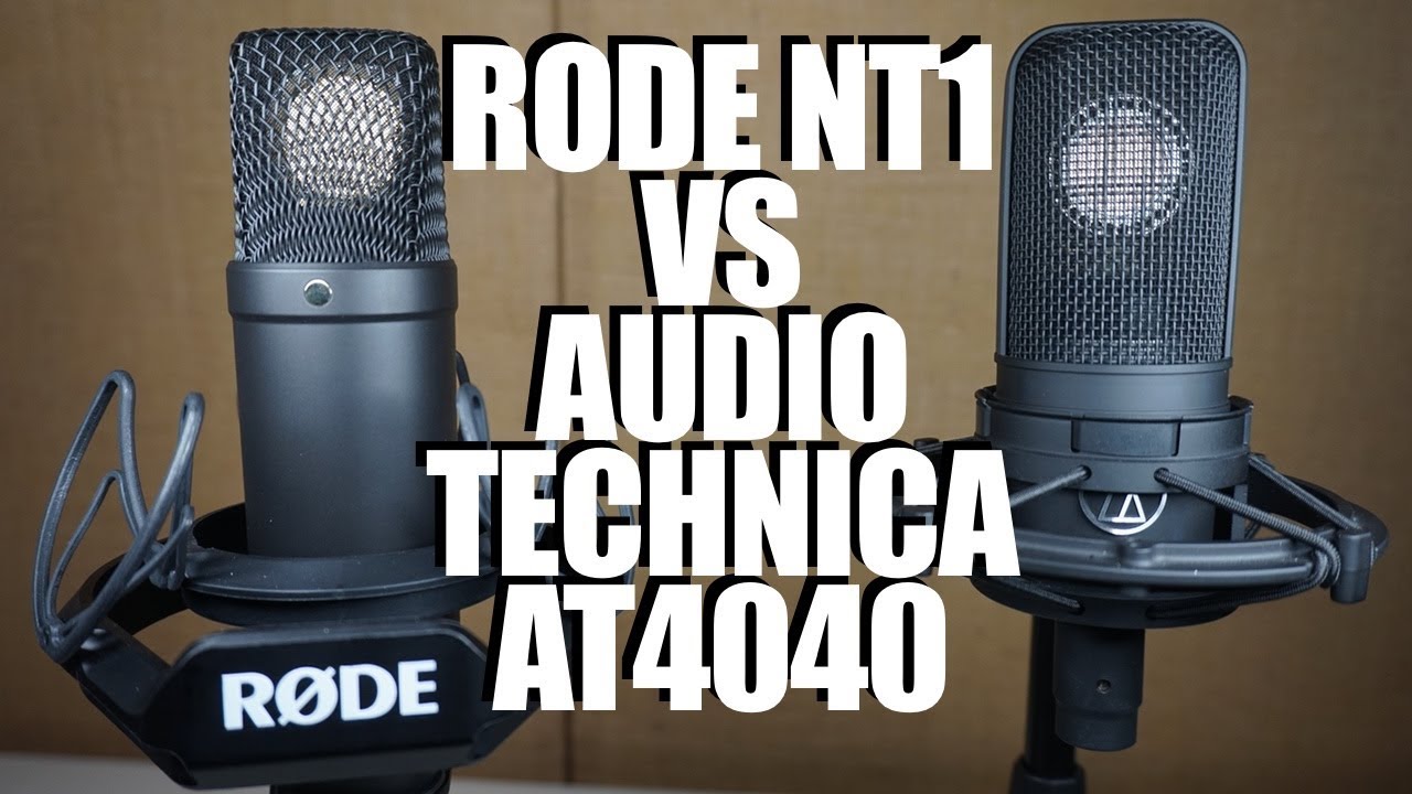 Audio Technica AT4040 против Rode NT1 — сравнение микрофонов за 300 долларов
