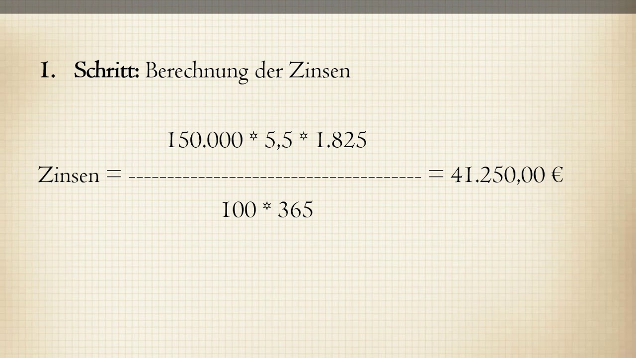 Der effektive Zinssatz