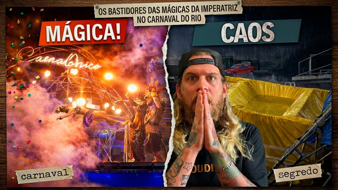 Fiz mágica no CARNAVAL… e a chuva quase destruiu tudo