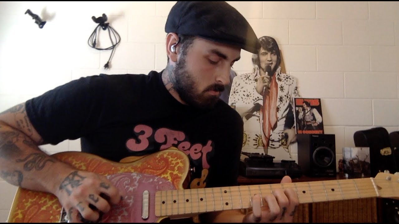 What'd I Say - James Burton Guitar Cover (1977 Band Intro) Elvis Presley