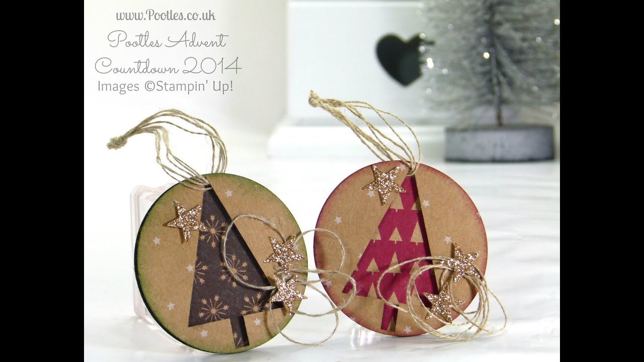 Pootles Advent Countdown Quick N Make It Tag Tutorial