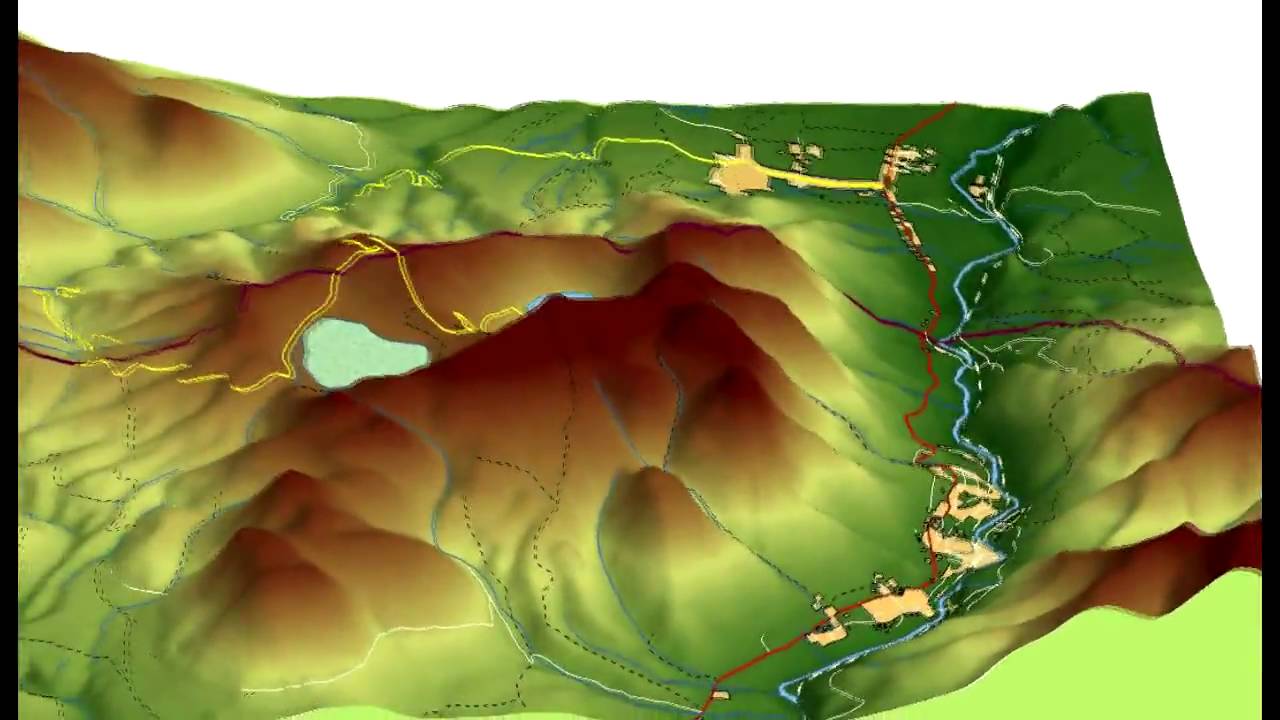 A Szent Anna-to es kornyekenek 3d-es bemutatasa a terinformatika segitsegevel