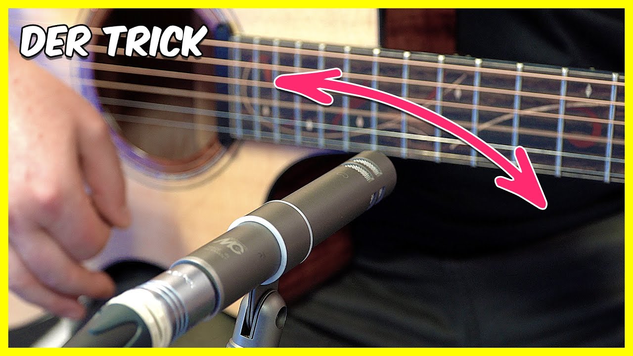 EASY: Akustik-Gitarre aufnehmen ✔ | Like A Pro