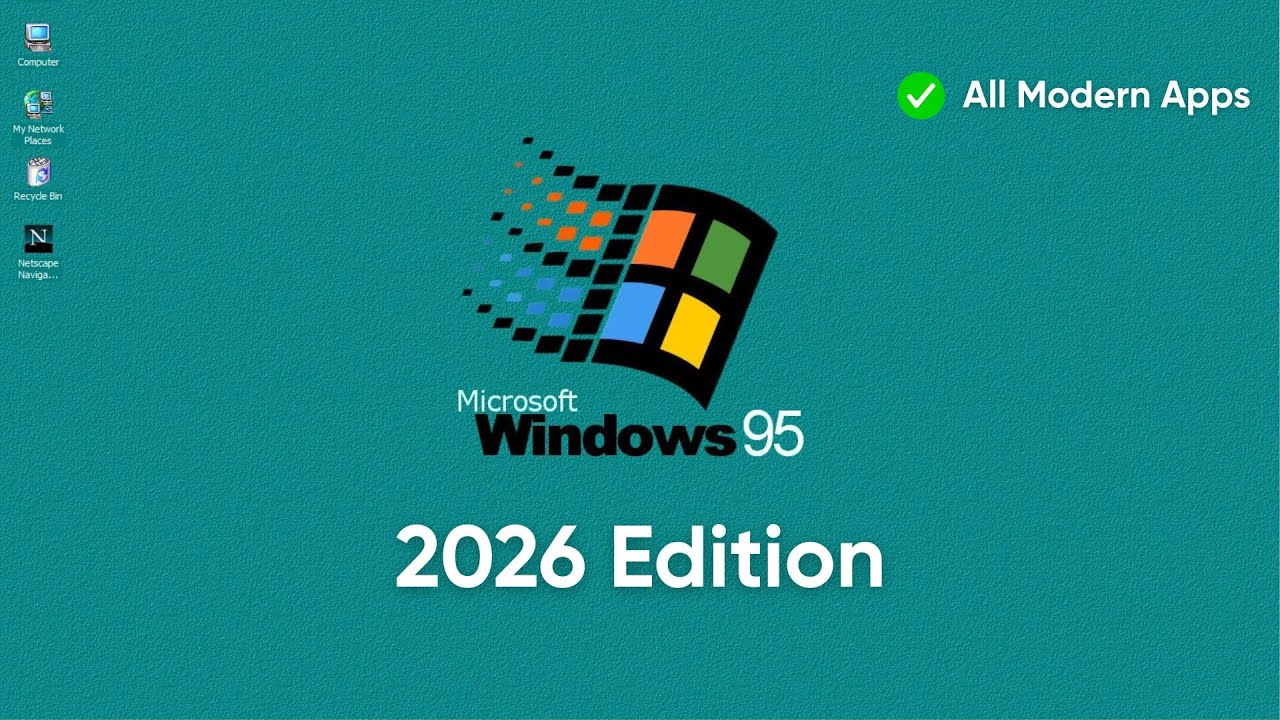 Windows 95 &mdash; обеспечивает бесперебойную работу всех современных приложений (издание 2026 г.)