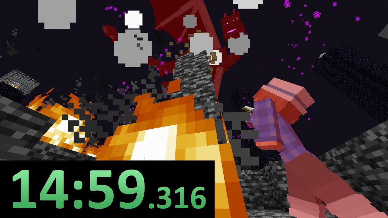 How I Beat Minecraft in under 15 Minutes
