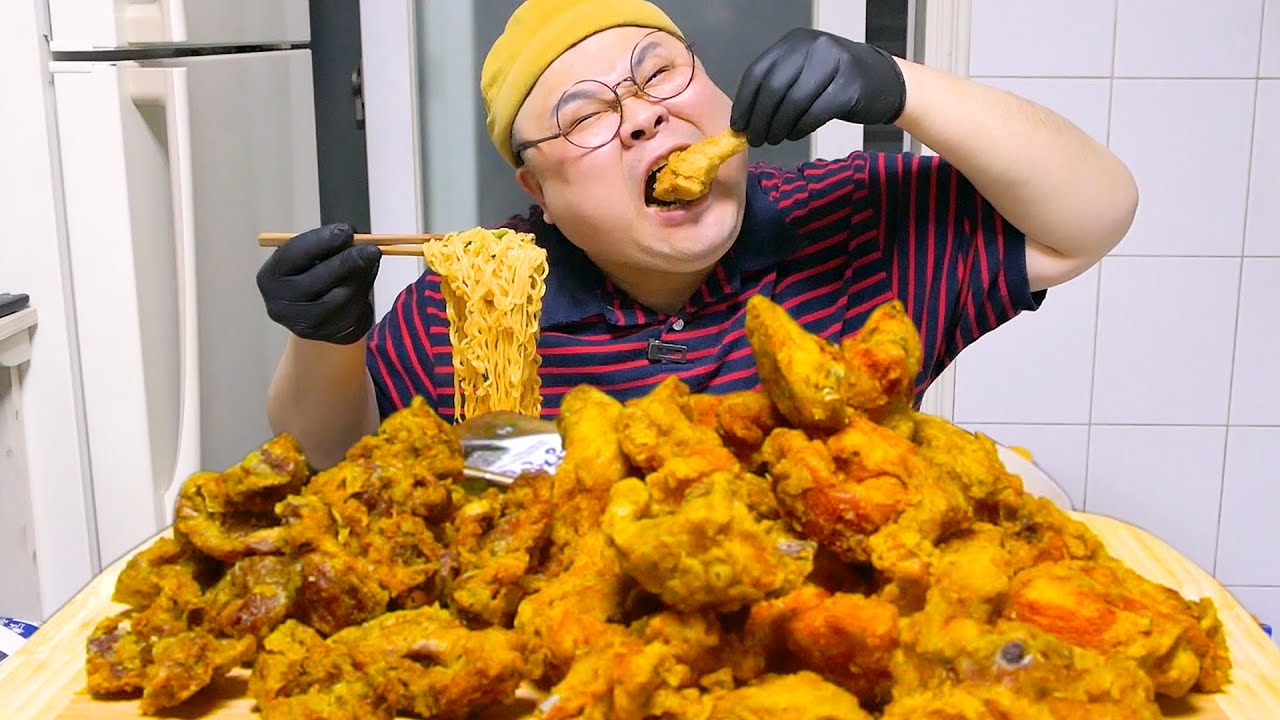 16.000원?서울 5대 치킨 양재닭집 yfc 아시죠?│옛날 치킨먹방 Fried chicken Mukbang Eatingshow