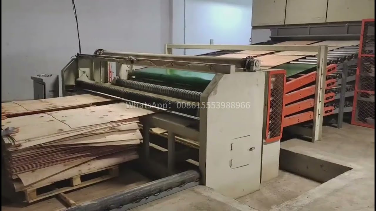 28 meters 4 layers desks core veneer plywood roller dryer drying machine for turkey with semi loader