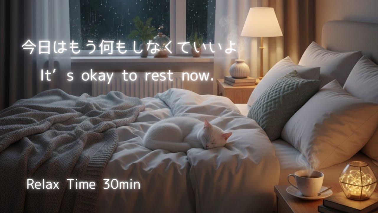 今日はもう何もしなくていいよ🕯️It’s okay to rest now.｜Relax Time 30min【リラックス・作業用BGM】
