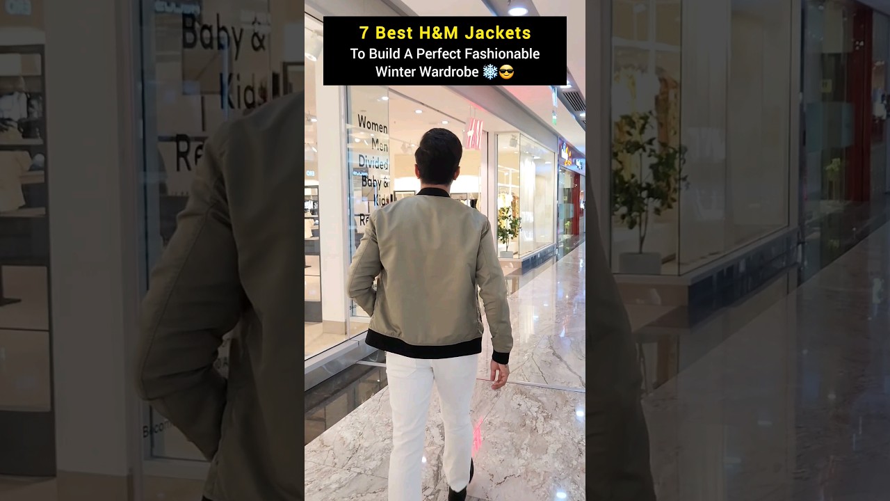 7 Best H&M Jackets To Build A Fashionable Winter Wardrobe ❄️✅️ #winterfashion #jackets #mensfashion