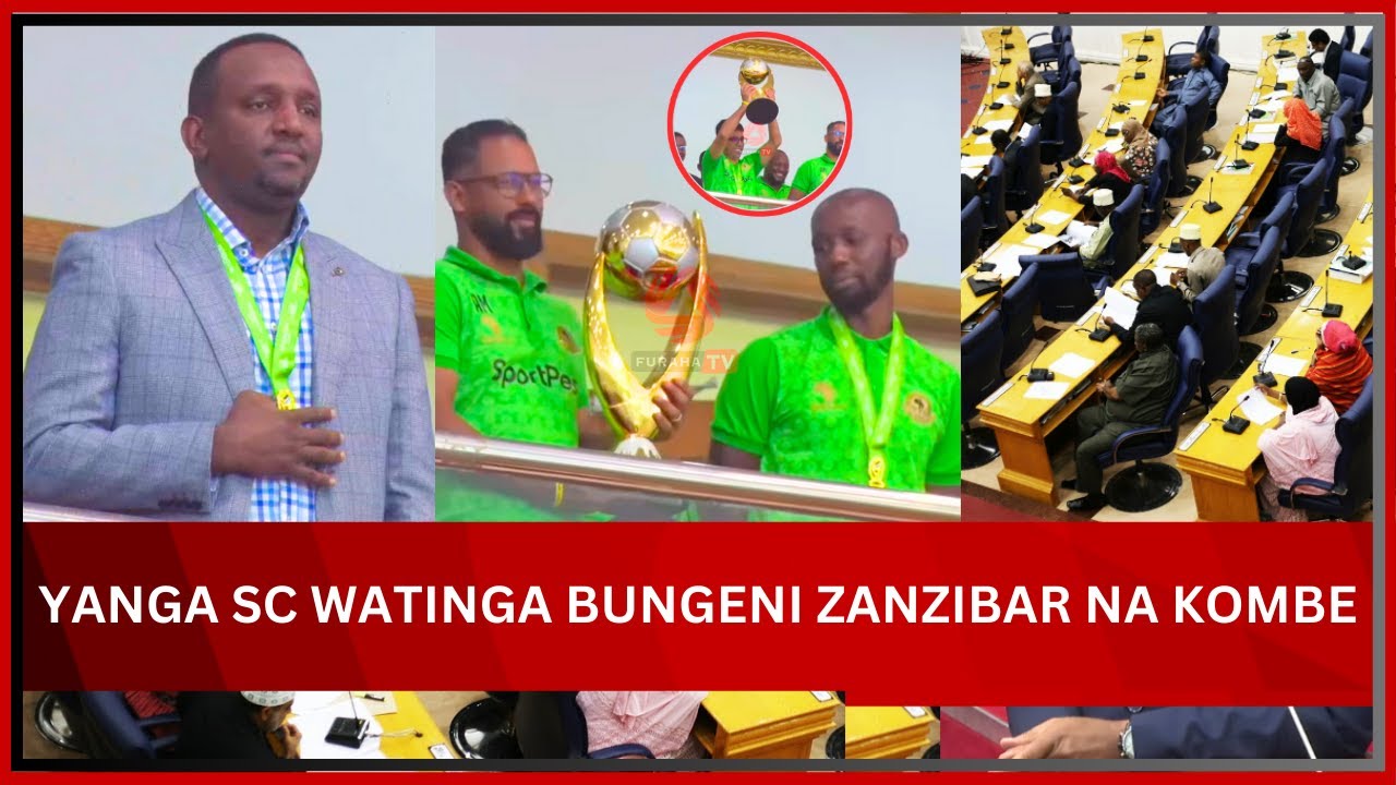 YANGA SC WATINGA NA KOMBE BUNGENI ZANZIBAR