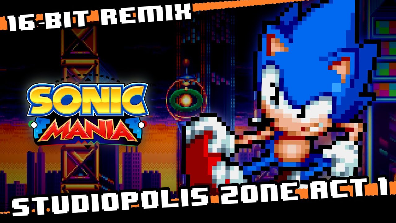 Studiopolis Zone Act 1 [16 bit Remix]  - Sonic Mania