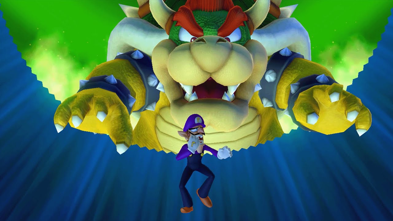 Mario Party 10 - Waluigi vs Luigi vs Mario vs Peach vs Bowser - Whimsical Waters