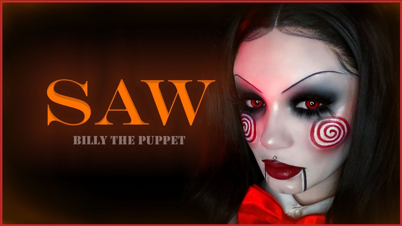 BILLY THE PUPPET - JIGSAW/SAW HALLOWEEN MAKEUP TUTORIAL