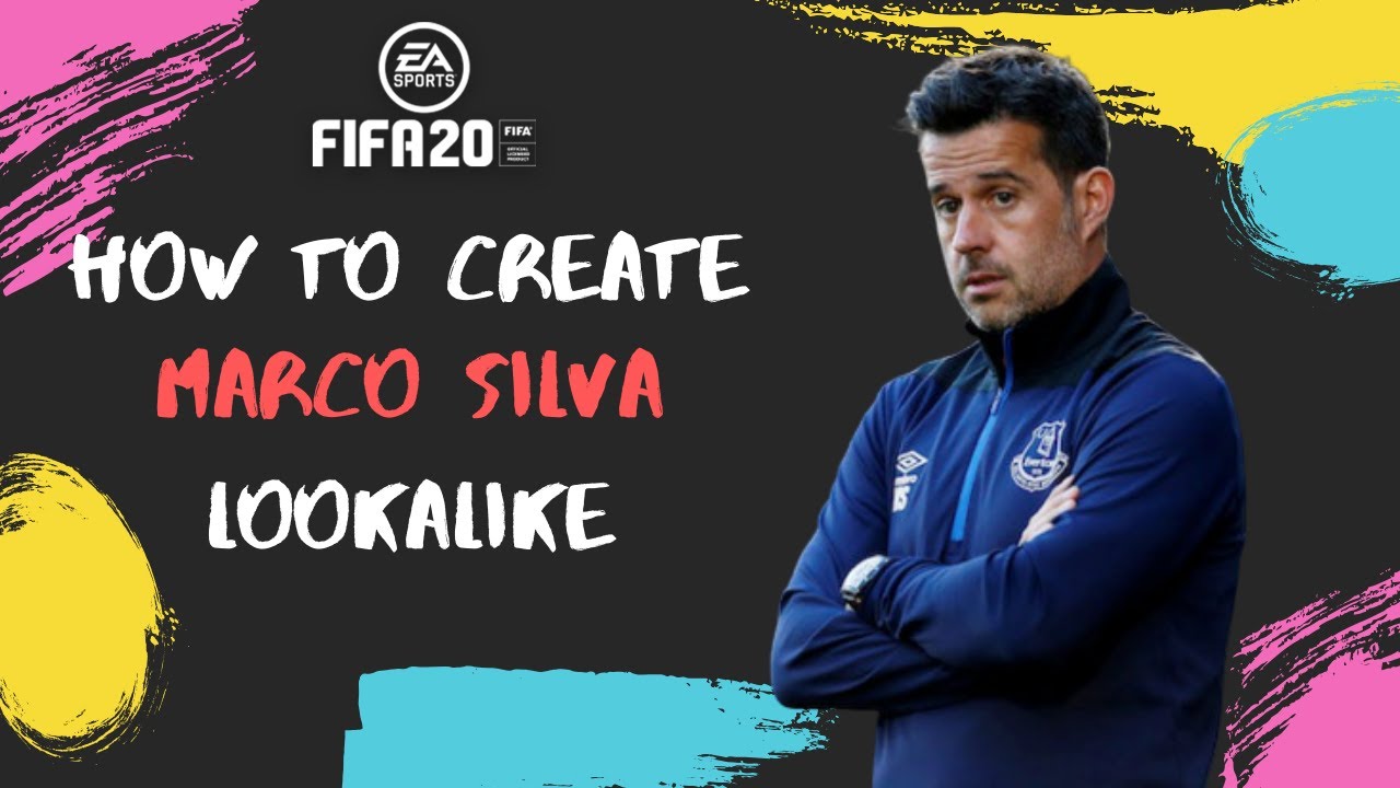 How to Create  Marco Silva - FIFA 20 Lookalike for Career Mode