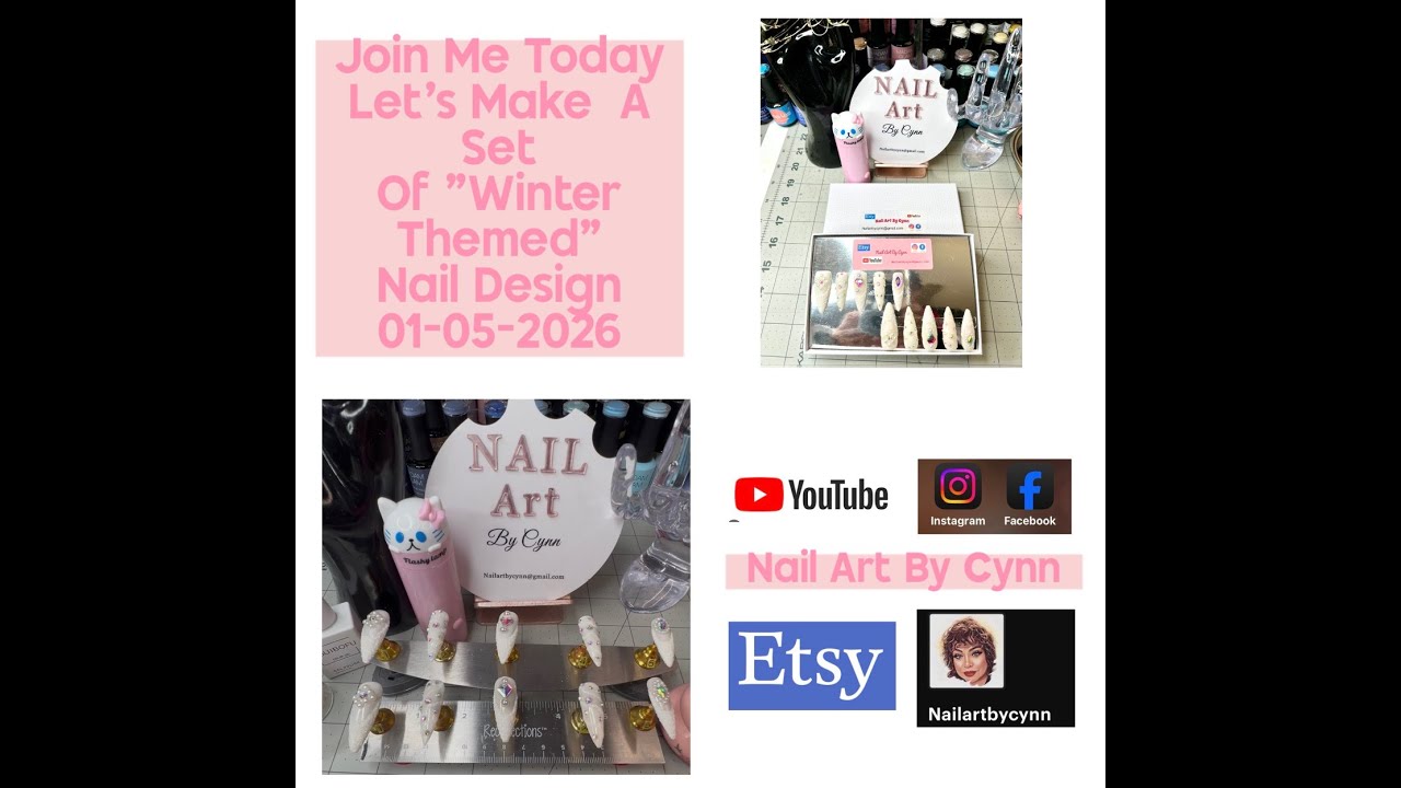 Snowy White Winer Nail Art Design 1 9 26