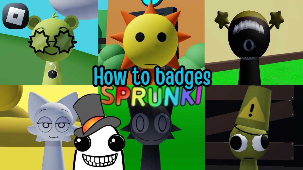 Nuevas insignias UPDATE de Sprunki RP 3D | Koda