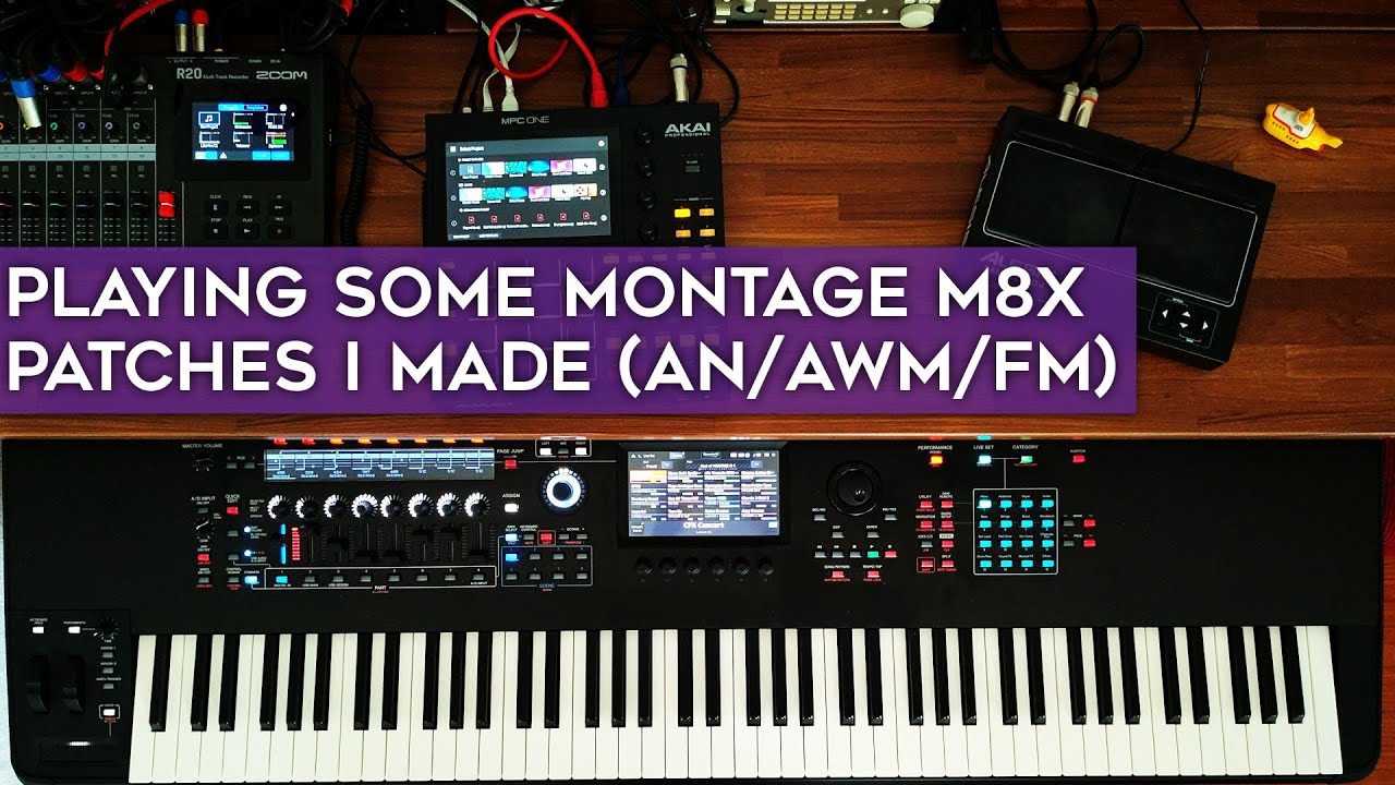 Some Montage M patches +Soundmondo free download link  #notalking #improvisation