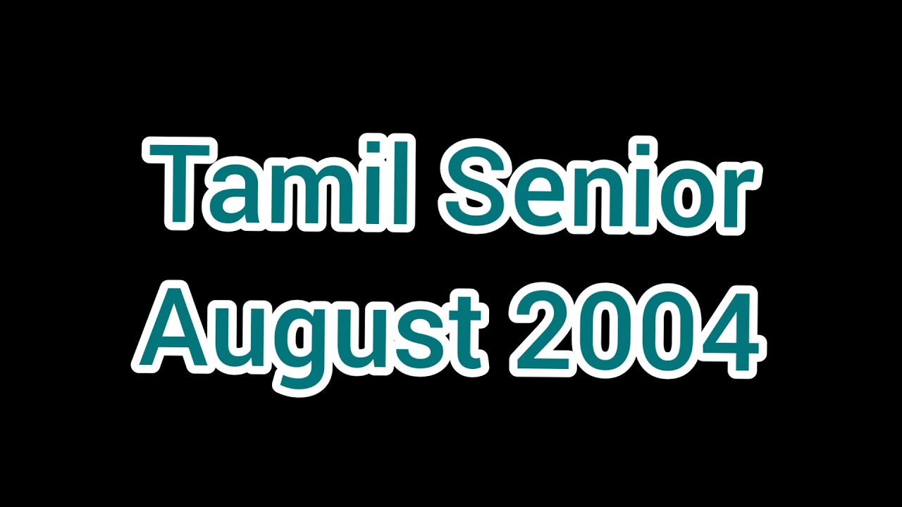 Shorthand Tamil Senior -- August 2004 -- 90 wpm