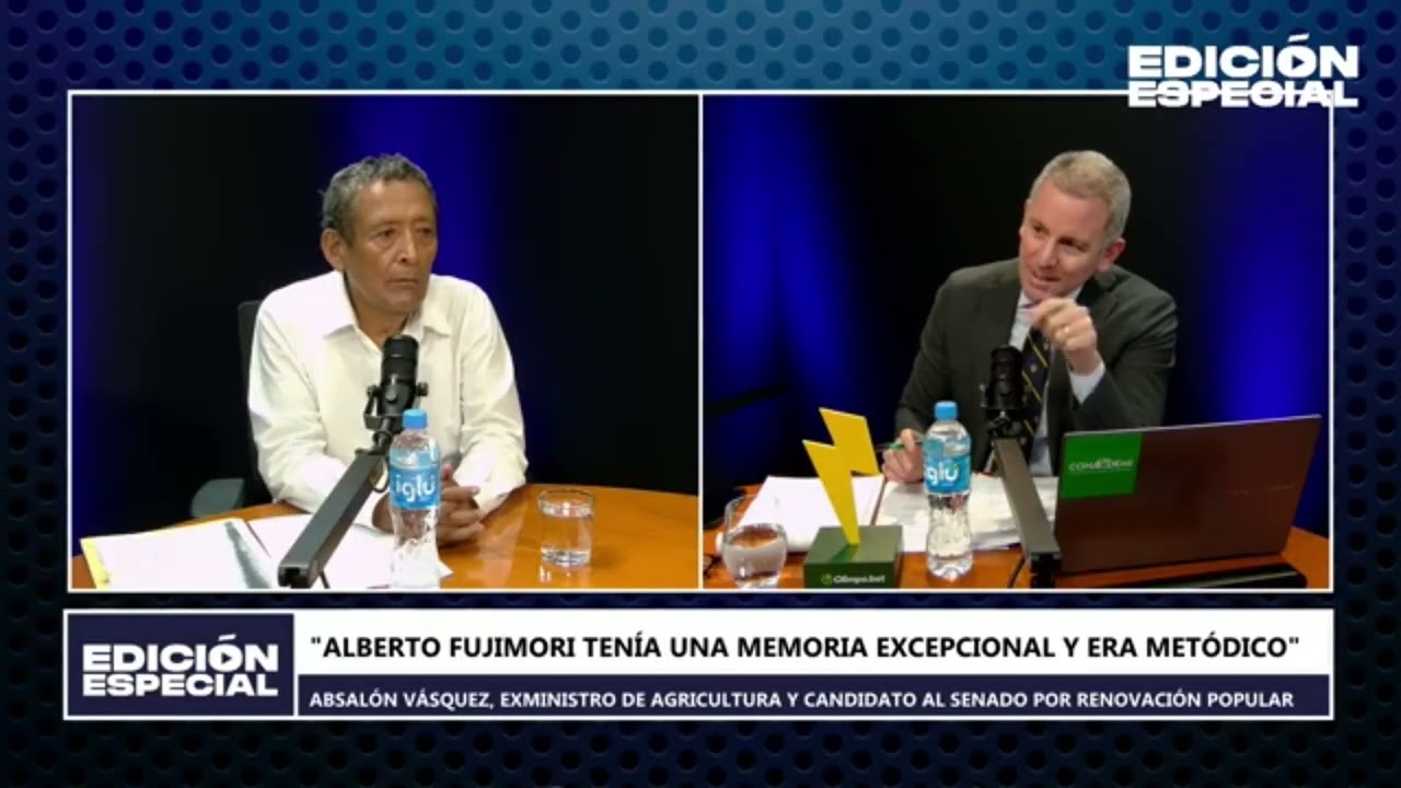 Entrevista Absalón Vásquez con Diego Acuña en Edición Especial
