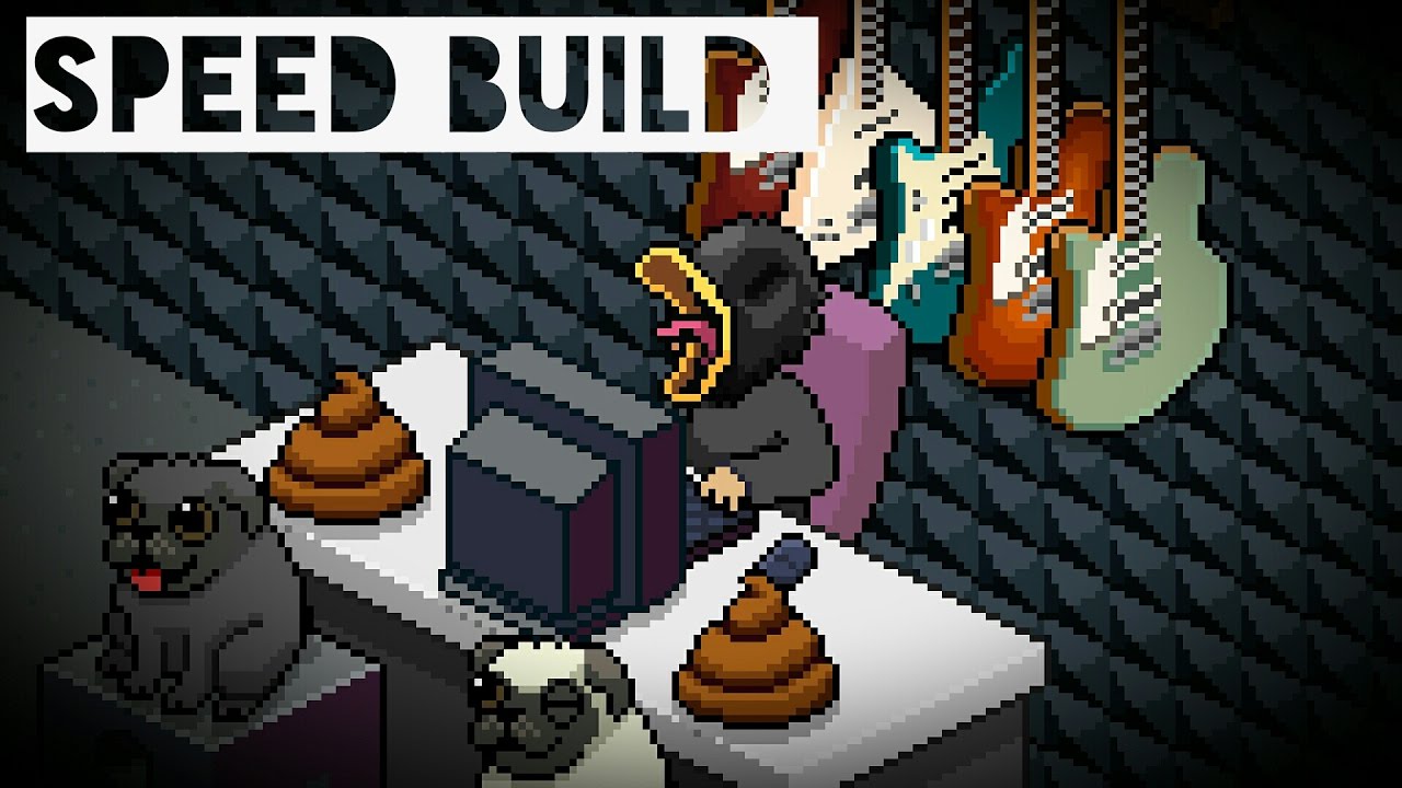 LEVEL 20 SPEED BUILD | GALAXY ROOM | PewDiePie Tuber Simulator