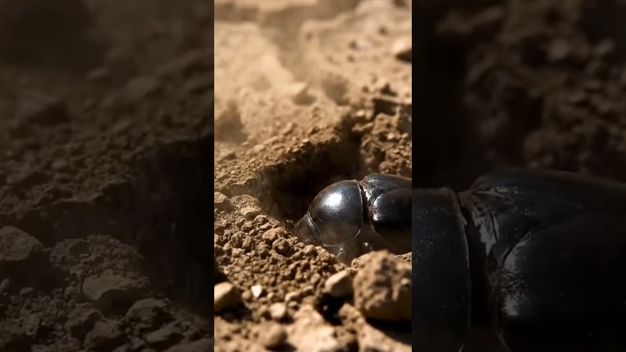 The Black Beetle on Dry Earth