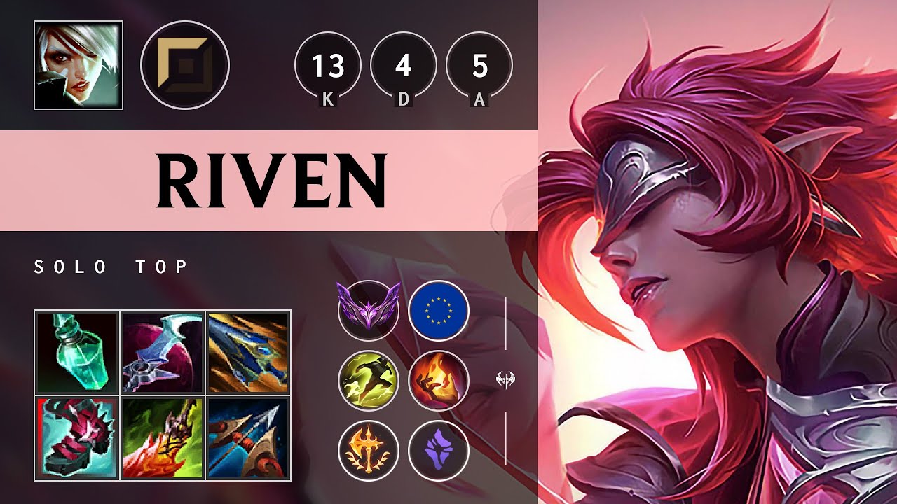 Riven Top vs Darius - EUW Master Patch 25.S1.2