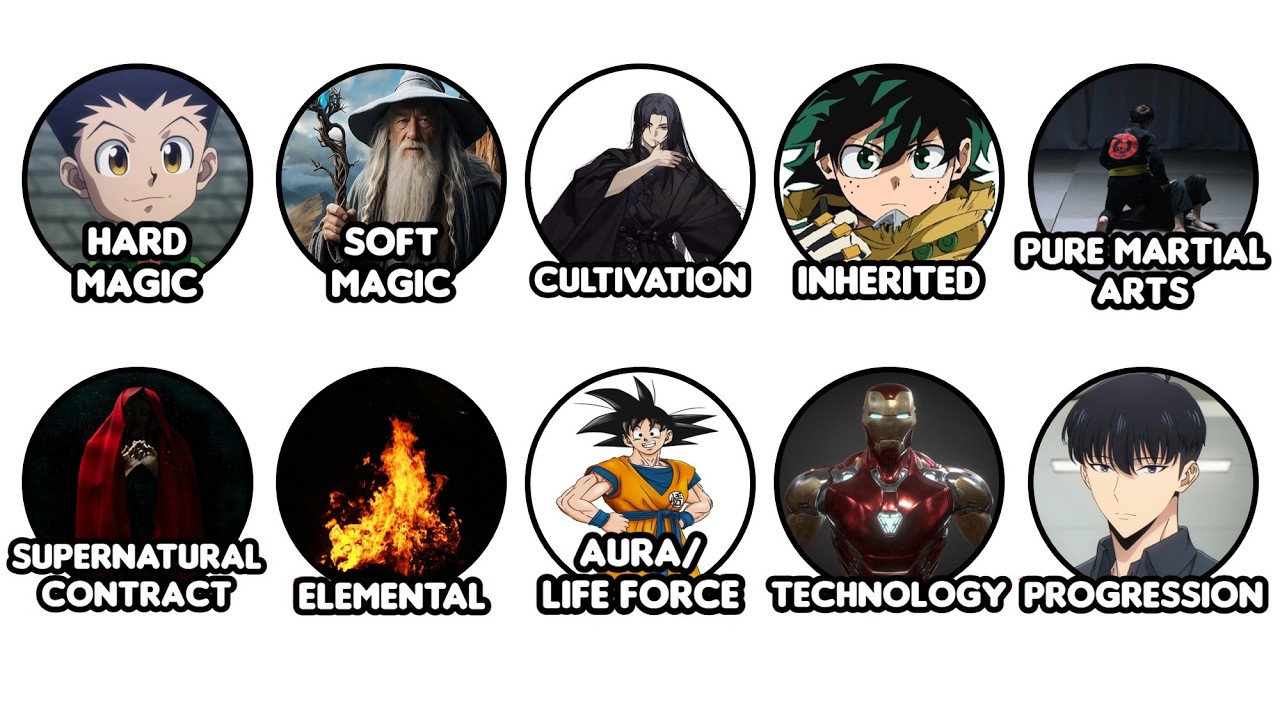 Every POWER SYSTEM In Fiction Explained